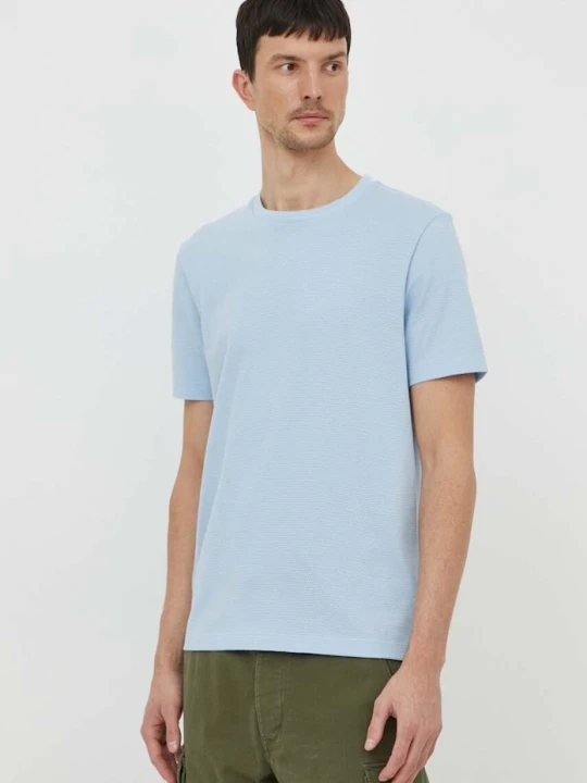 Zdjęcie produktu BOSS T-shirt męski z bawełną Tiburt 240 niebieski