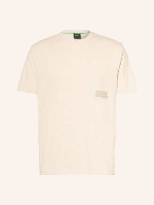 Zdjęcie produktu Boss T-Shirt Structure weiss KREMOWY