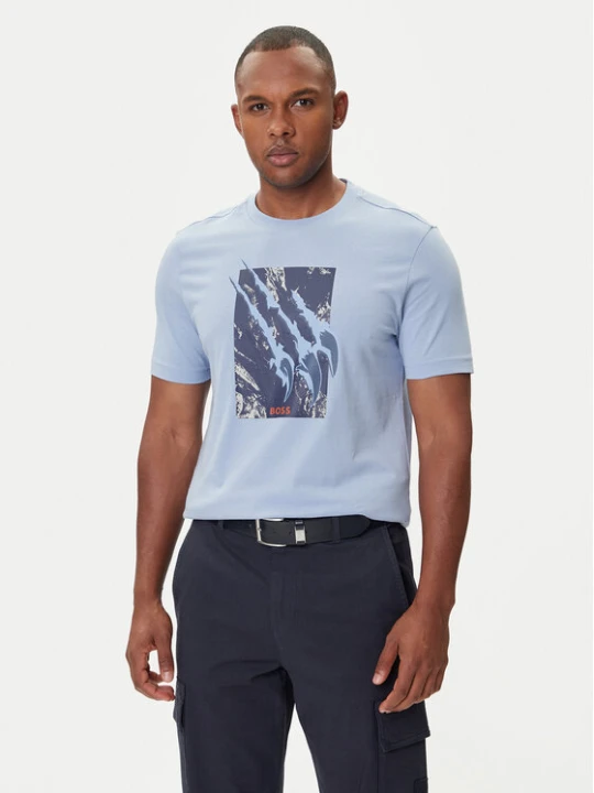 Zdjęcie produktu BOSS T-Shirt Te_Animali 50546362 Granatowy Regular Fit