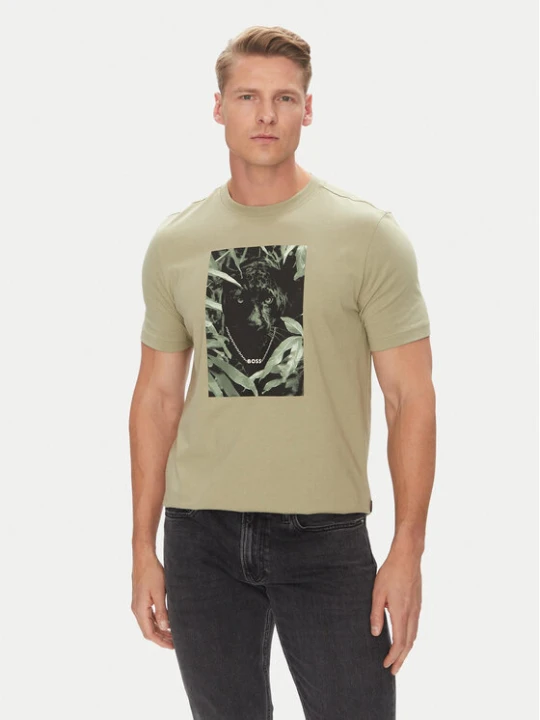 Zdjęcie produktu BOSS T-Shirt Te_Animali 50546362 Zielony Regular Fit