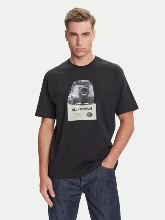 Zdjęcie produktu BOSS T-Shirt Te_Wagon 50546958 Czarny Relaxed Fit