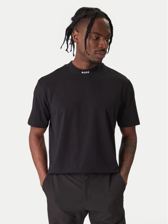 Zdjęcie produktu BOSS T-Shirt Tee Collar 50555527 Czarny Regular Fit