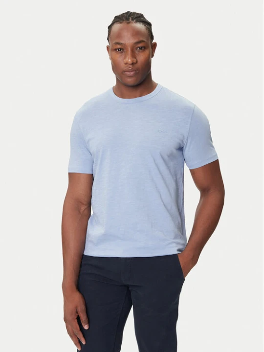 Zdjęcie produktu BOSS T-Shirt Tegood 50508243 Błękitny Regular Fit Niebieski jasny