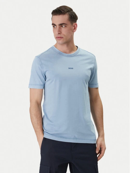 Zdjęcie produktu BOSS T-Shirt Tokks 50502173 Błękitny Regular Fit Niebieski jasny