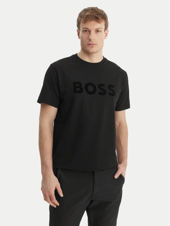 Zdjęcie produktu BOSS T-Shirt TS_Iconic Logo 50553636 Czarny Regular Fit