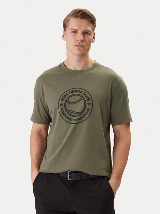Zdjęcie produktu BOSS T-Shirt Ts_Join Logo 50553648 Khaki Regular Fit