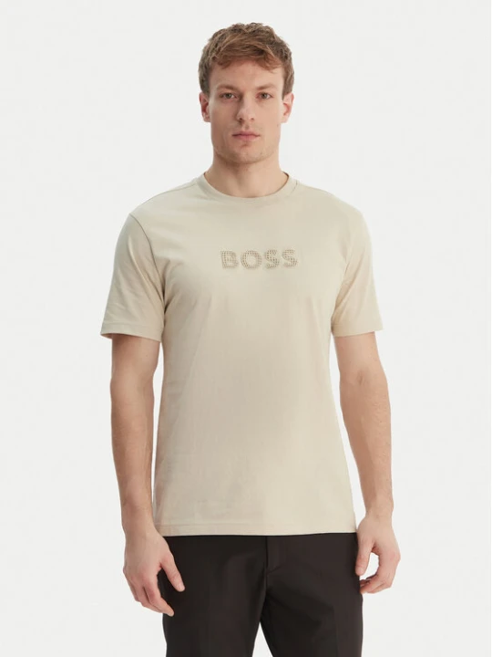 Zdjęcie produktu BOSS T-Shirt TS_Terrace Logo 50559361 Beżowy Regular Fit