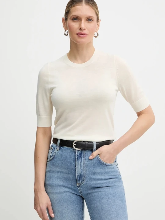 Zdjęcie produktu BOSS T-shirt swetrowy damski wełniany Farbella