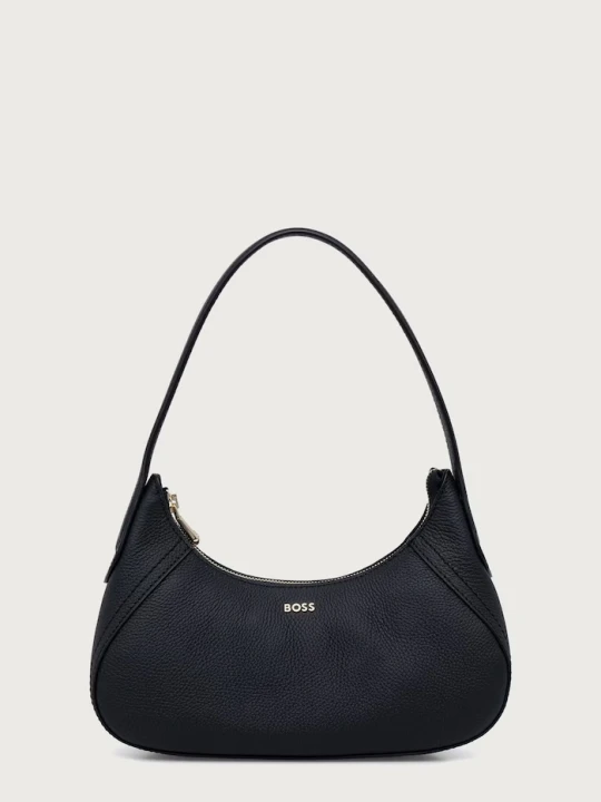 Zdjęcie produktu BOSS torebka bagietka damska skórzana Lenah SM Shoulder czarny