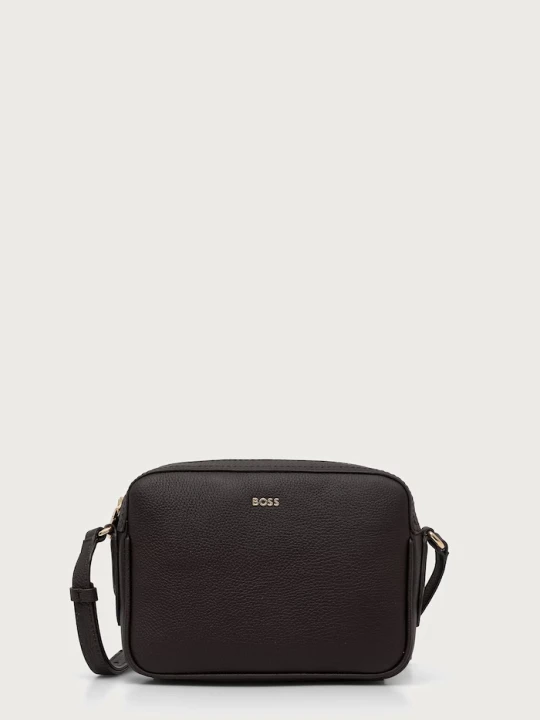 Zdjęcie produktu BOSS torebka crossbody damska skórzana Lenah Crossbody brązowy