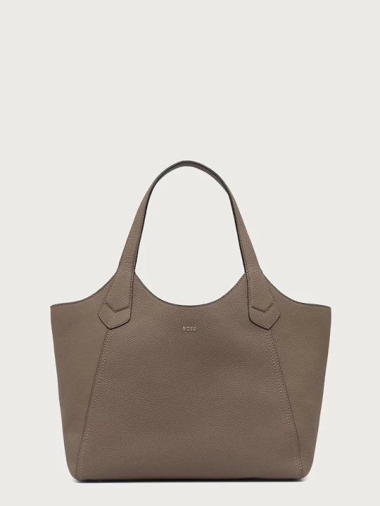 Zdjęcie produktu BOSS torebka damska skórzana Lenah New Tote szary