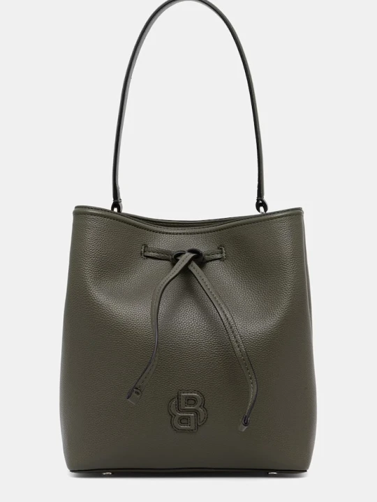 Zdjęcie produktu BOSS torebka damska z imitacji skóry Anett Drawstring zielony