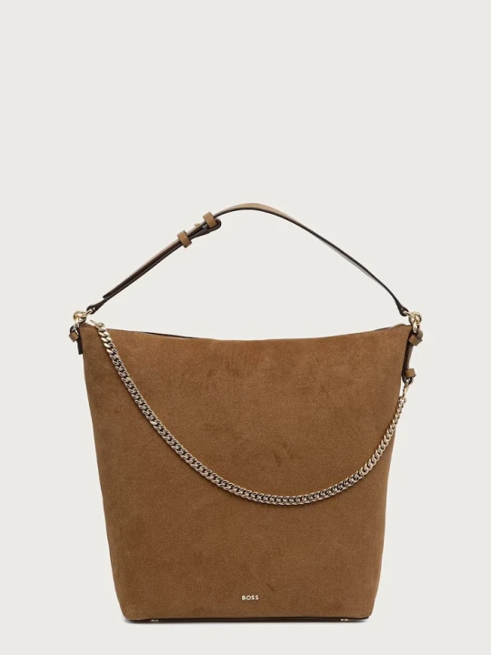 Zdjęcie produktu BOSS torebka hobo damska Yelena Hobo beżowy