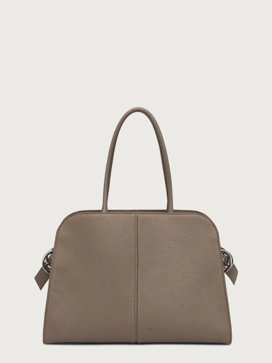 Zdjęcie produktu BOSS torebka shopper damska z imitacji skóry CLARICE TOTE brązowy