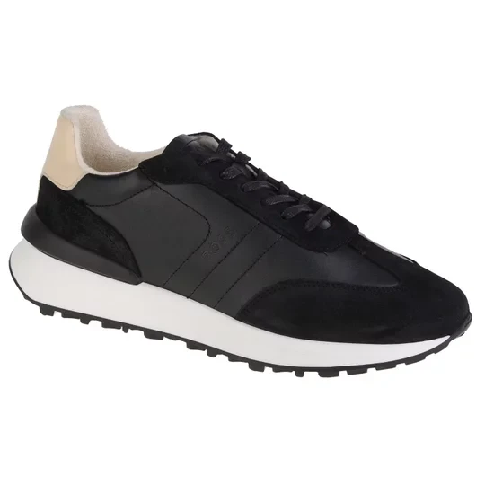 Zdjęcie produktu BOSS Trainers J29298-09B, Dla chłopca, Czarne, buty sneakers, skóra licowa, rozmiar: 31