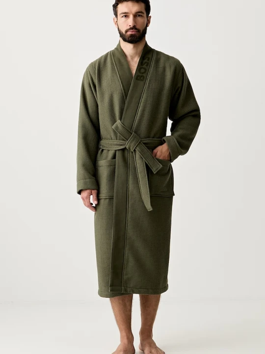 Zdjęcie produktu BOSS Waffle Kimono zielony