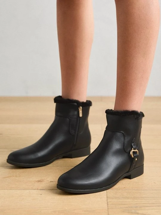 Zdjęcie produktu Botki Anna Field Wide Fit By Zalando czarny