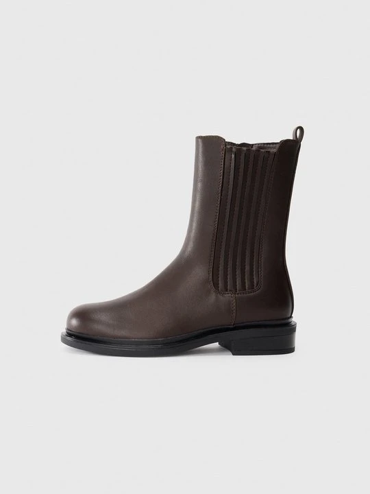 Zdjęcie produktu Botki Anna Field Wide Fit By Zalando ciemnobrązowy