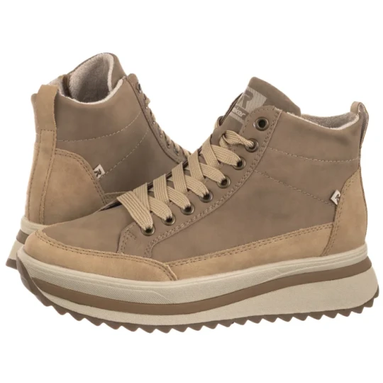 Zdjęcie produktu Botki Beżowe W3871-60 Beige (RI312-a) Rieker
