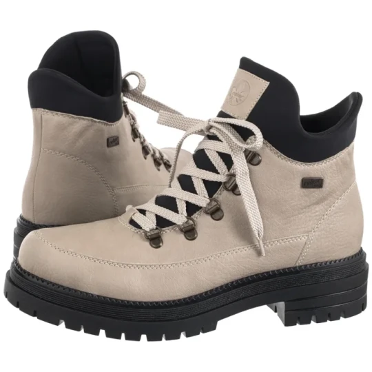 Zdjęcie produktu Botki Beżowe Y3158-60 Beige (RI318-a) Rieker