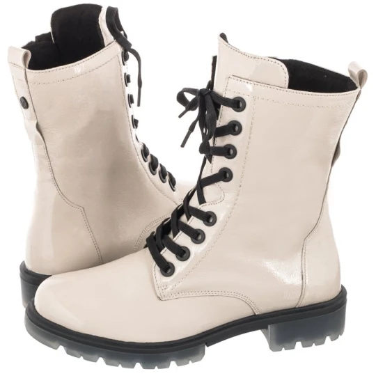 Zdjęcie produktu Botki Białe 9-25251-29 138 Snow Naplak (CP330-a) Caprice