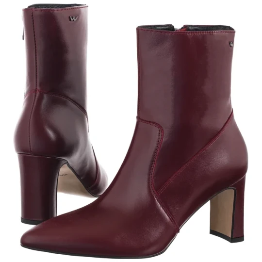 Zdjęcie produktu Botki Bordowe 55316-55 (WO329-a) Wojas