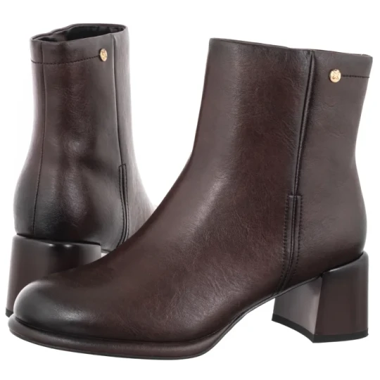 Zdjęcie produktu Botki Bordowe K7753-23 / 00-7 (MA1626-c) Maciejka