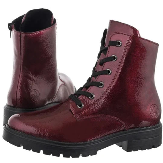 Zdjęcie produktu Botki Bordowe Z2841-33 Red (RI336-a) Rieker