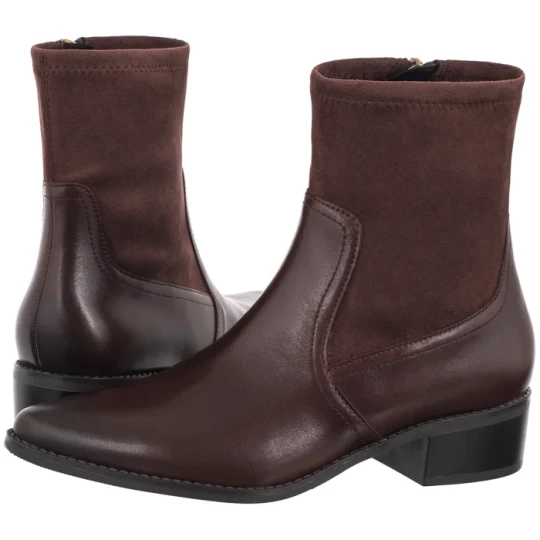 Zdjęcie produktu Botki Brązowe 9-25312-47 329 Dk Brown Comb (CP468-a) Caprice