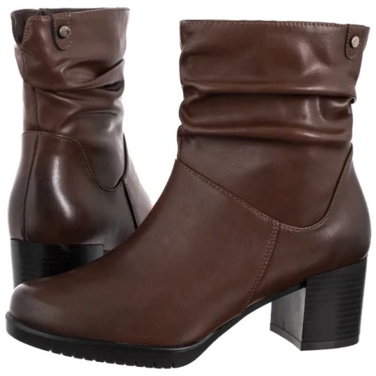 Zdjęcie produktu Botki Brązowe BT 25636-S (SL579-a) Sergio Leone