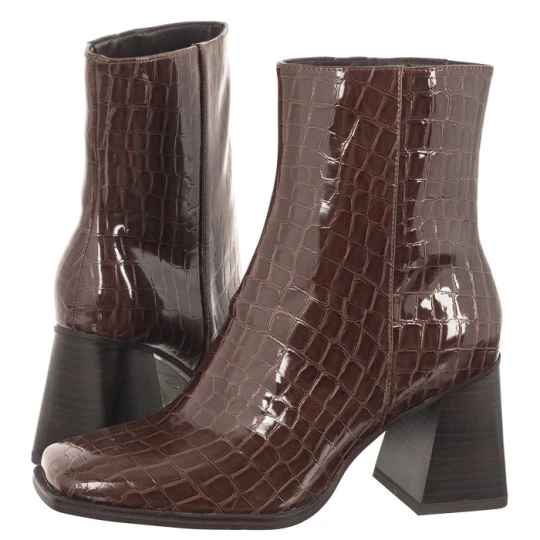 Zdjęcie produktu Botki Brązowe Lakierowane 1-25328-41 397 Brown Croco (TM467-a) Tamaris