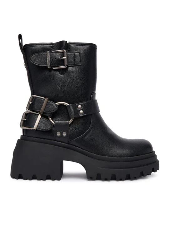 Zdjęcie produktu Botki Buffalo Bravr Biker Lo 1220067 Czarny