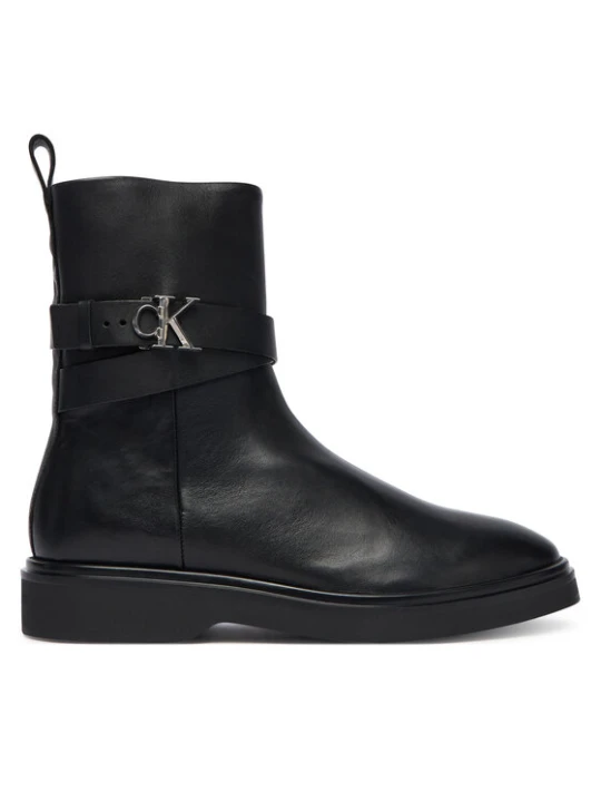 Zdjęcie produktu Botki Calvin Klein Ankle Boot W / Metal Logo HW0HW02663 Czarny