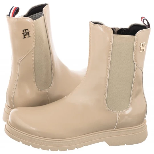 Zdjęcie produktu Botki Chelsea Boot Beige T4A5-32407-1453 500 (TH526-a) Tommy Hilfiger