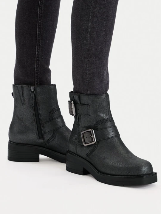 Zdjęcie produktu Botki Clarks Rebelle Buckle 26178889 Srebrny