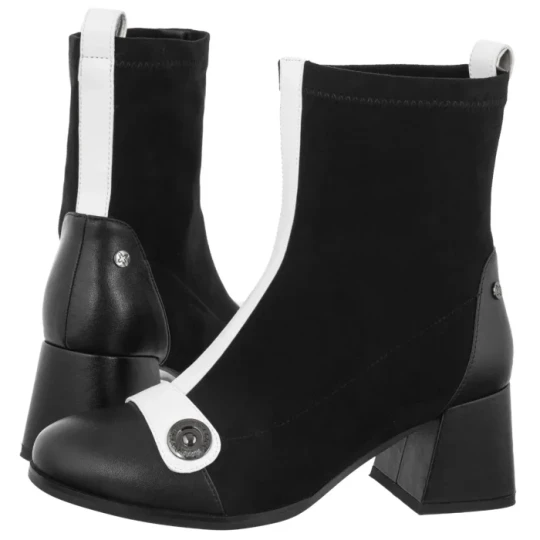 Zdjęcie produktu Botki Czarne K7819-01 / 00-7 (MA1597-b) Maciejka