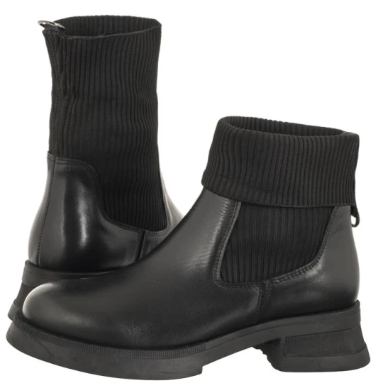 Zdjęcie produktu Botki Czarne 1110243-1 101 Black (VE753-a) Venezia