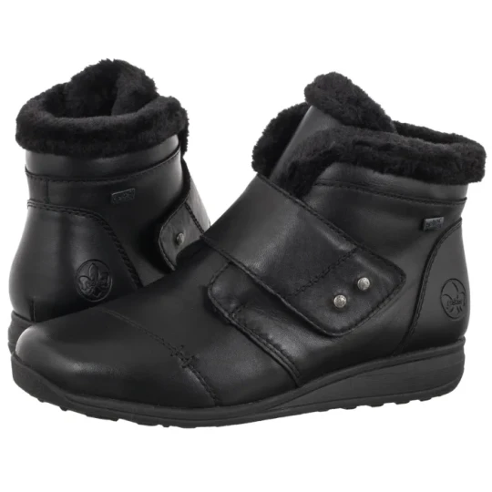 Zdjęcie produktu Botki Czarne 47268-00 Black (RI447-a) Rieker