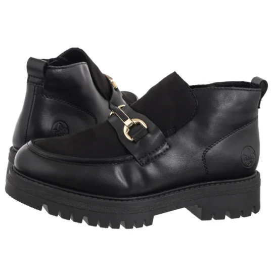 Zdjęcie produktu Botki Czarne 47582-00 Black (RI310-a) Rieker