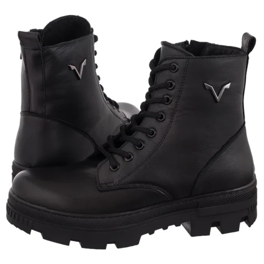 Zdjęcie produktu Botki Czarne 490 Black (VC2-b) Vacarro