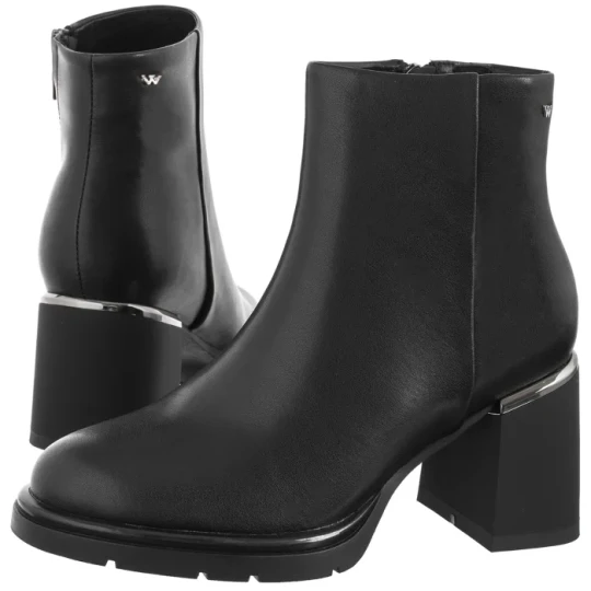 Zdjęcie produktu Botki Czarne 55340-51 (WO330-a) Wojas