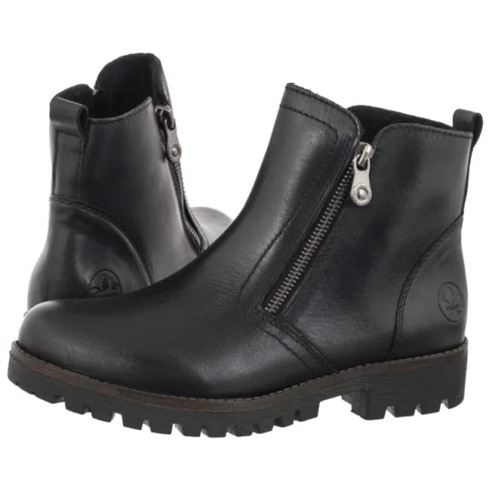 Zdjęcie produktu Botki Czarne 78556-00 Black (RI446-a) Rieker