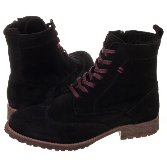 Zdjęcie produktu Botki Czarne 9805 Suede Black (FP22-a) Filipe