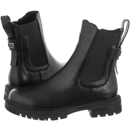Zdjęcie produktu Botki Czarne DBT4079 / 22 BK (FO6-a) Filippo