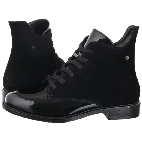 Zdjęcie produktu Botki Czarne DBT6335 / 24 BK (FO129-a) Filippo