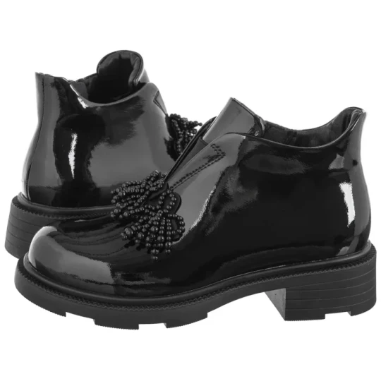 Zdjęcie produktu Botki Czarne DBT6370 / 25 BK (FO123-a) Filippo
