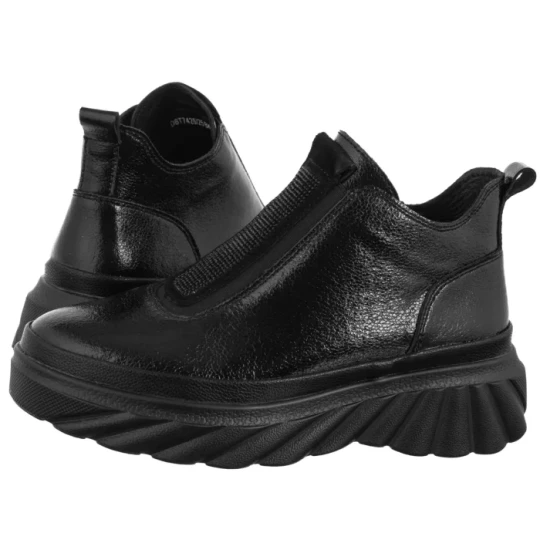 Zdjęcie produktu Botki Czarne DBT7426 / 25 BK (FO201-a) Filippo