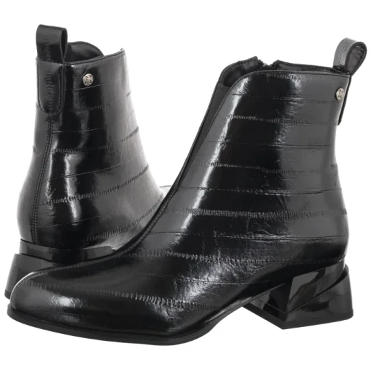 Zdjęcie produktu Botki Czarne K7675-01 / 00-7 (MA1608-b) Maciejka