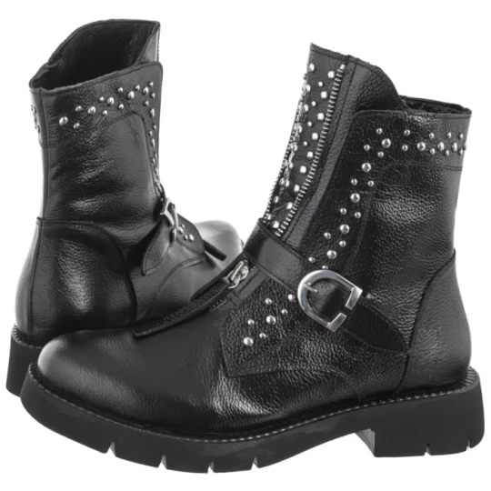 Zdjęcie produktu Botki Czarne L016LEBLOB034 (VE799-a) Venezia