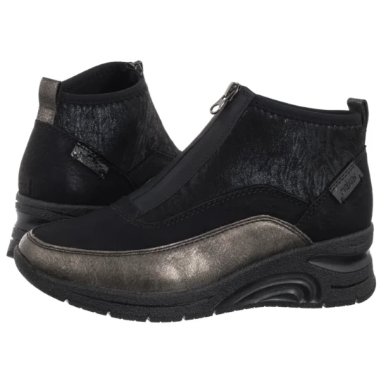 Zdjęcie produktu Botki Czarne N9362-01 Black Combination (RI286-a) Rieker